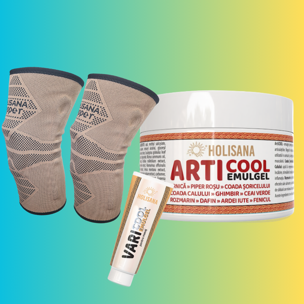 1 x Articool+ 2 x Genunchiere + 1 x Varicool 100ml