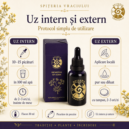 Remediu Natural Ficat și Detoxifiere Hepatică – SF. IOAN | 30ml