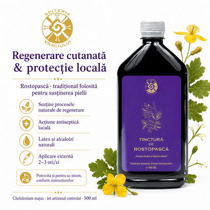 Tinctură de Rostopască – Susține Ficatul și Funcția Biliară | 500ml