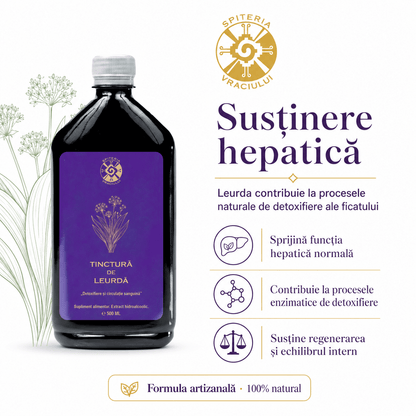 Tinctură de Leurdă – Detoxifiere și Circulație Sanguină | 500ml