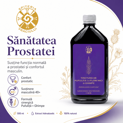 Tinctură de Pufuliță și Ghimpe – Prostată și Confort Urinar | 500ml