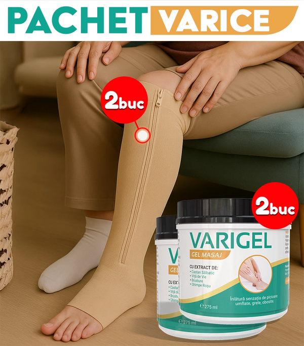 Pachet Varigel+Ciorapi Compresie